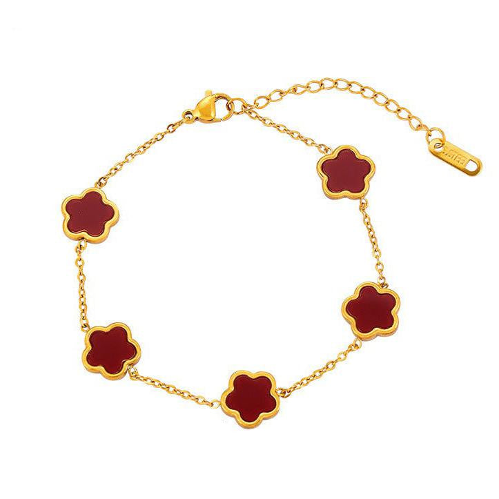 Andalusia Set Bracelet Red Jewelry Sets