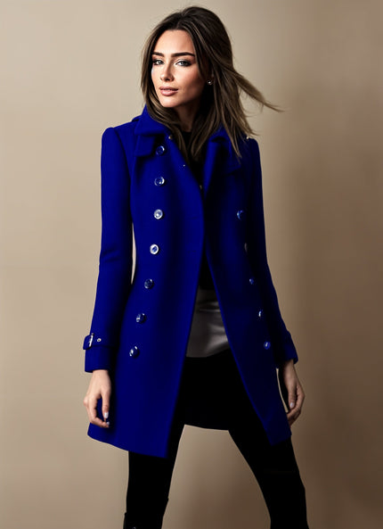 Chic Elegant Coat Blue Chic Elegant Coat