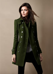 Chic Elegant Coat Green Chic Elegant Coat