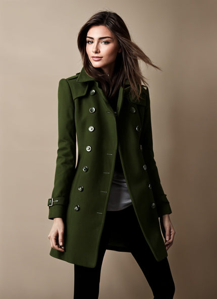 Chic Elegant Coat Green Chic Elegant Coat