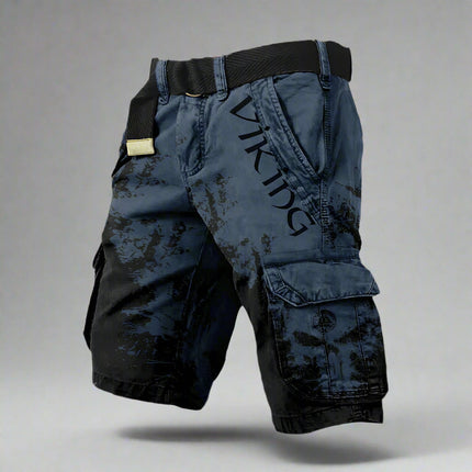 George | High-Quality Cargo Shorts Blue Black Men Shorts