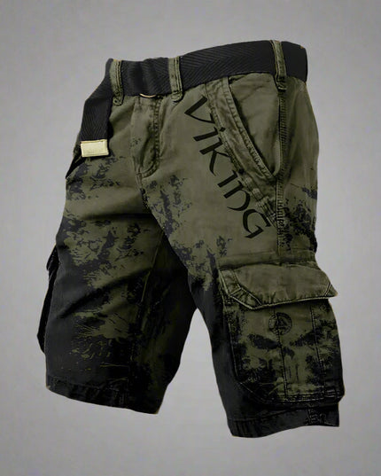 George | High-Quality Cargo Shorts Green Black Men Shorts