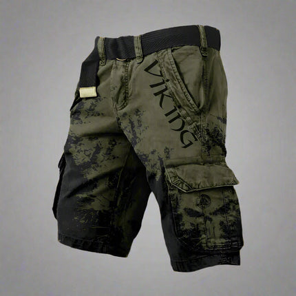 George | High-Quality Cargo Shorts Green Black Men Shorts