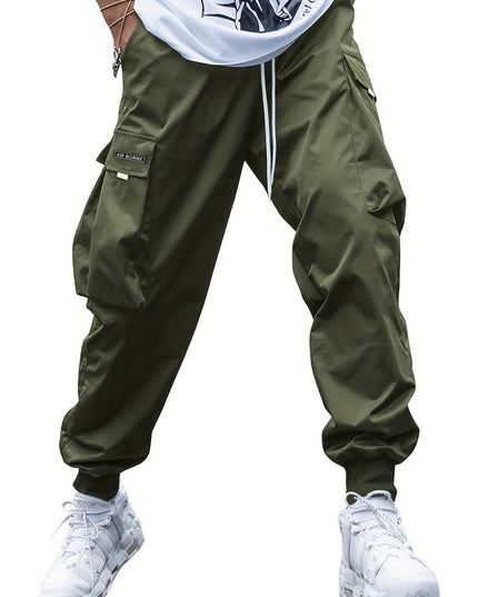 Men's Multi-Pocket Cargo Joggers Army Green Cargo Pants