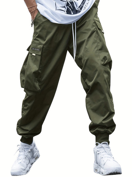 Men's Multi-Pocket Cargo Joggers Army Green Cargo Pants