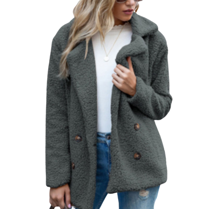 Morgan - Fleece Jacket Gray Coat