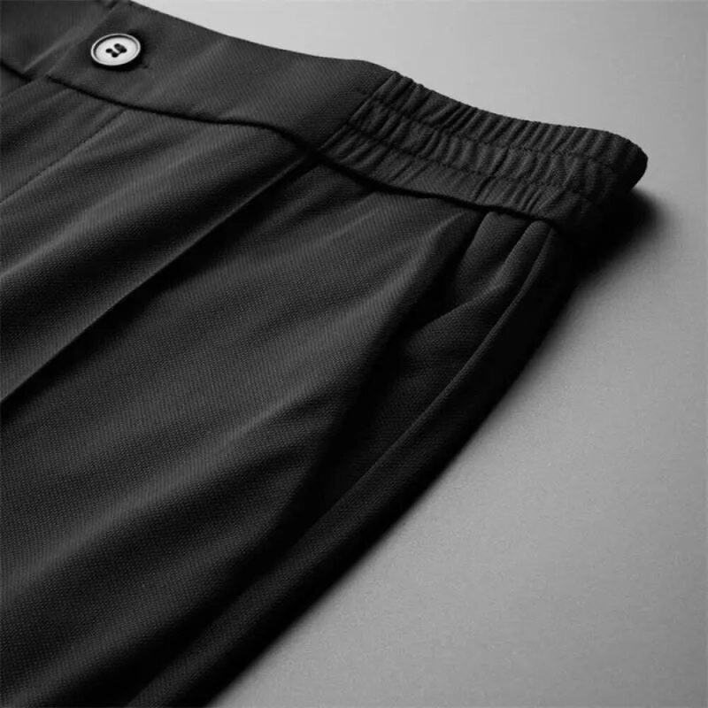 Men’s Two-Piece Pant Set – Short Sleeve Polo Shirt & Ankle-Length Pants Men Set