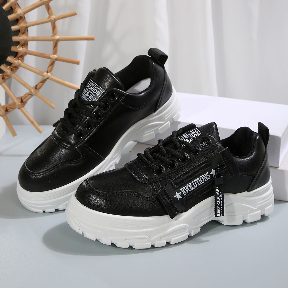 Thick-Soled Casual Sneakers for Women Sneakers