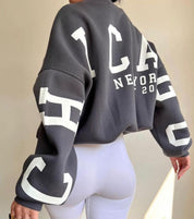 Dina | Oversized Sweatshirt GREY