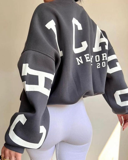 Dina | Oversized Sweatshirt GREY