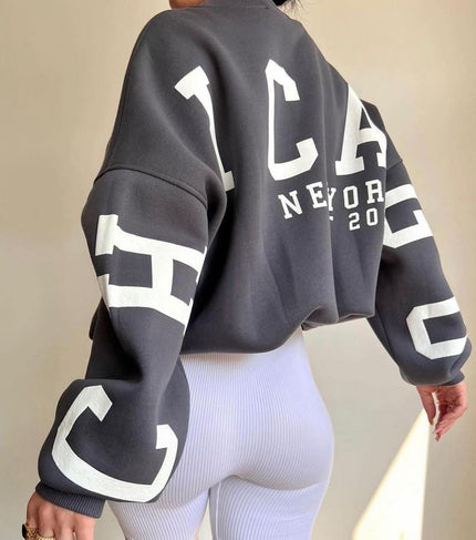 Dina | Oversized Sweatshirt GREY