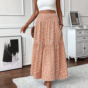 Women's Boho Floral Maxi Skirt Skirts