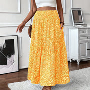 Women's Boho Floral Maxi Skirt Skirts
