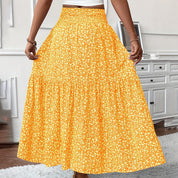 Women's Boho Floral Maxi Skirt Skirts