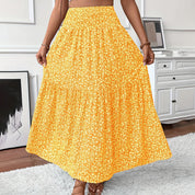Women's Boho Floral Maxi Skirt Skirts