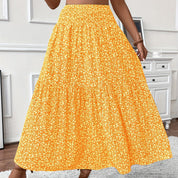 Women's Boho Floral Maxi Skirt Skirts