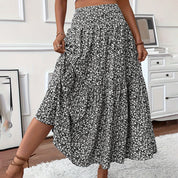Women's Boho Floral Maxi Skirt Skirts