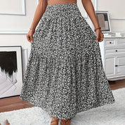 Women's Boho Floral Maxi Skirt Skirts