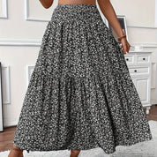 Women's Boho Floral Maxi Skirt Skirts