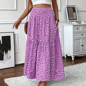 Women's Boho Floral Maxi Skirt Skirts