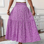 Women's Boho Floral Maxi Skirt Skirts