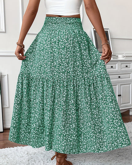Women's Boho Floral Maxi Skirt Skirts