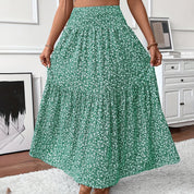 Women's Boho Floral Maxi Skirt Skirts