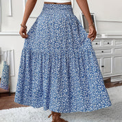 Women's Boho Floral Maxi Skirt Skirts