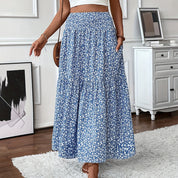 Women's Boho Floral Maxi Skirt Skirts