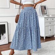 Women's Boho Floral Maxi Skirt Skirts