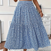 Women's Boho Floral Maxi Skirt Skirts