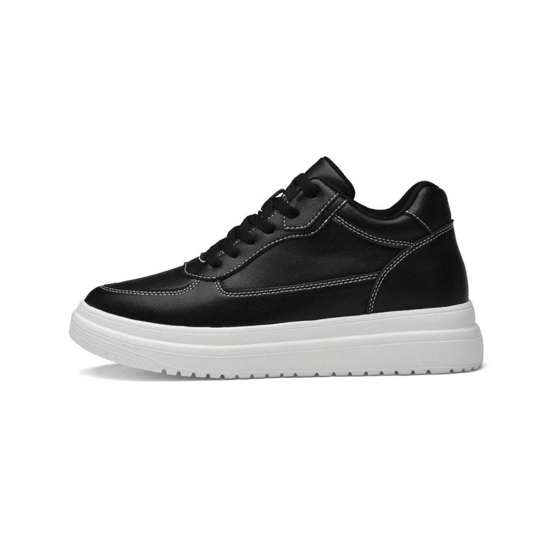 Men's Height-Increasing Sneakers Black +6CM Fire