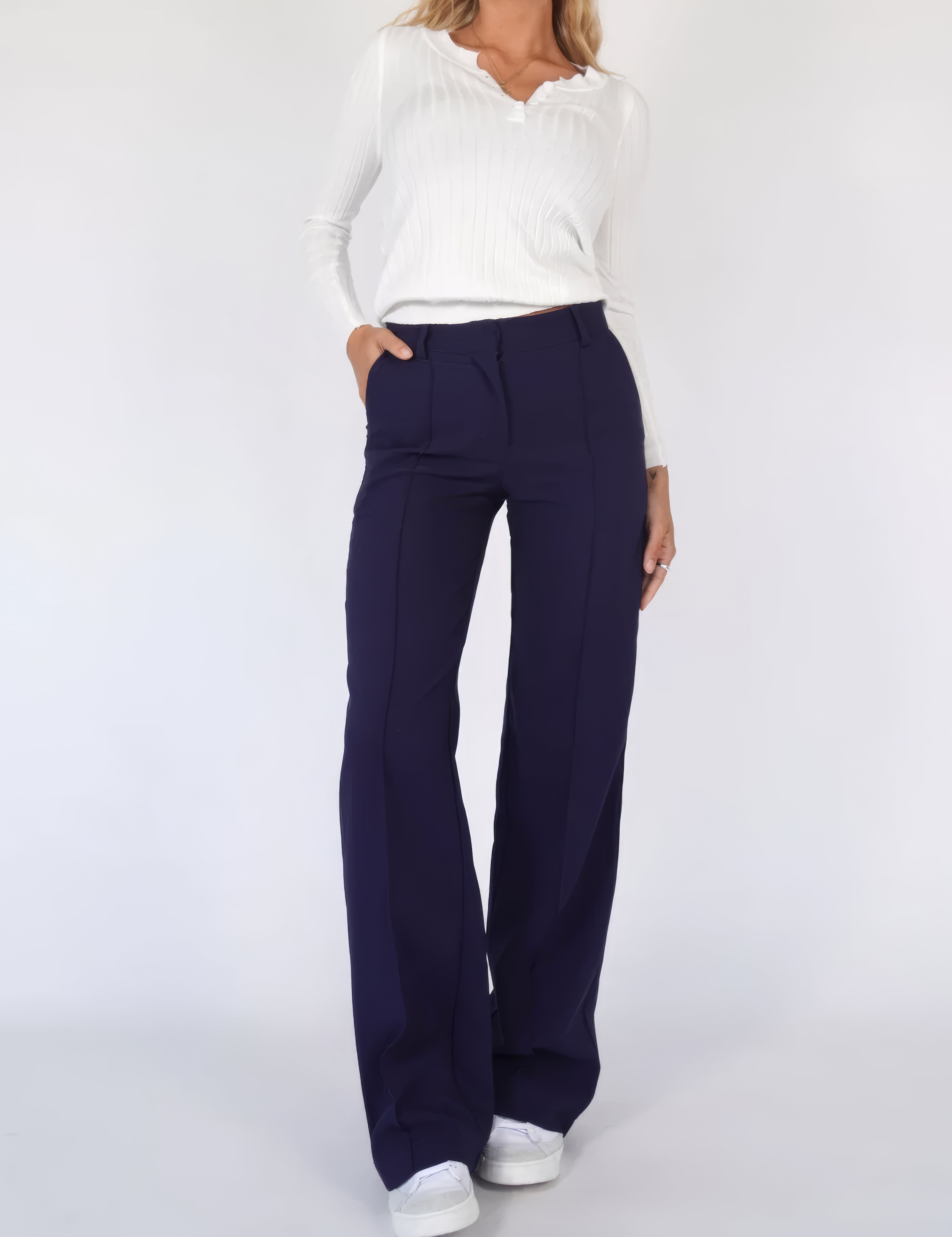 EVA | WIDE TROUSERS Blue