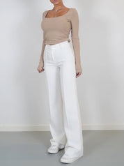 EVA | WIDE TROUSERS White