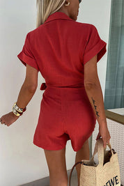 Zoe | Short-sleeved jumpsuit