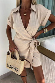 Zoe | Short-sleeved jumpsuit