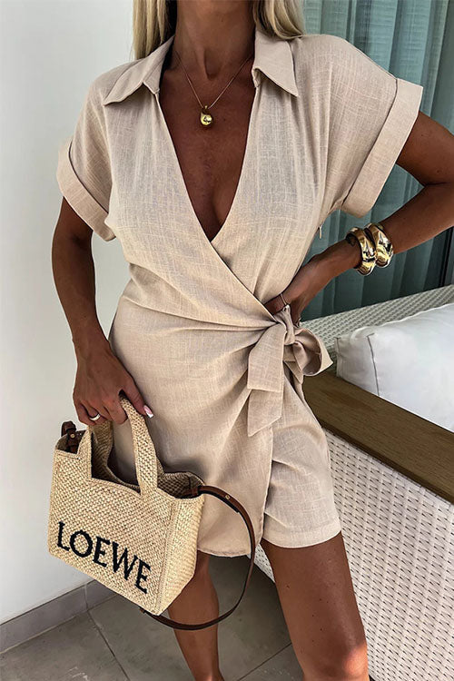 Zoe | Short-sleeved jumpsuit