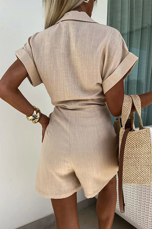 Zoe | Short-sleeved jumpsuit