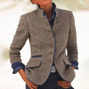 Anna | Luxe Wool Blazer Brown Blazer