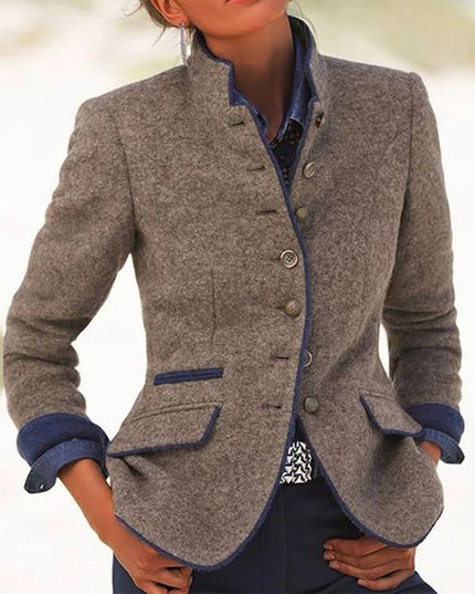 Anna | Luxe Wool Blazer Brown Blazer
