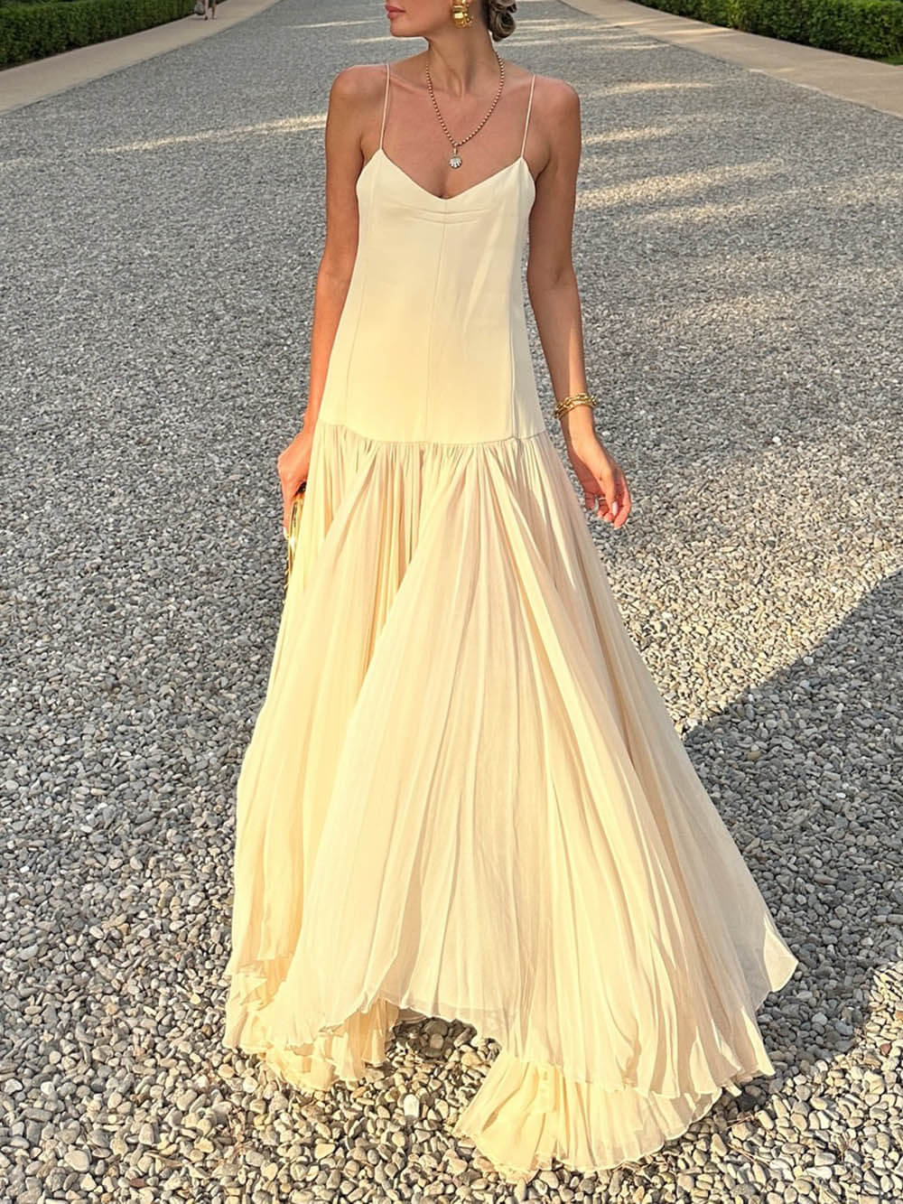 Strappy Drop Waist Irregular Dress Dresses