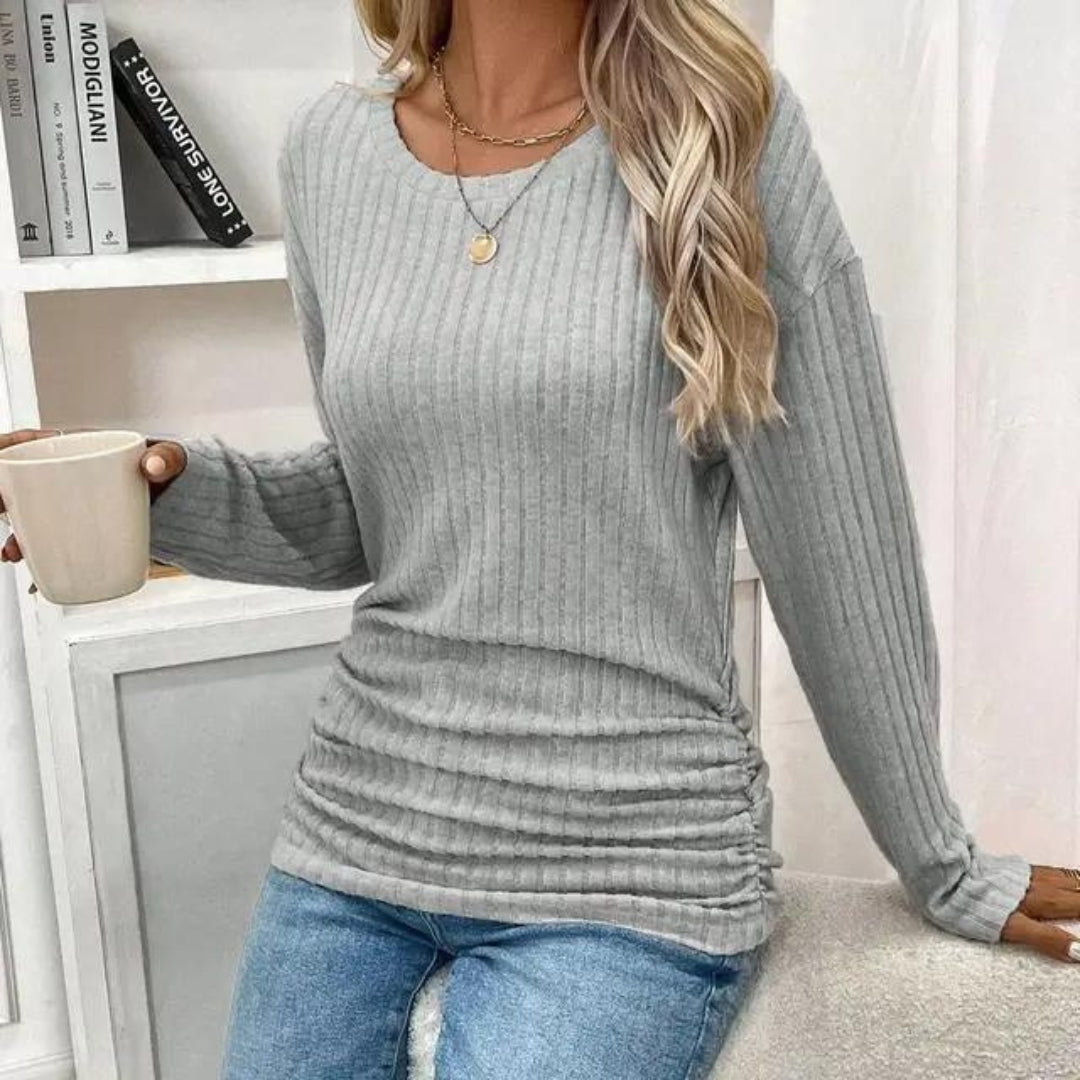 Robyn | Elegant Pullover Gray Pullover/Sweater