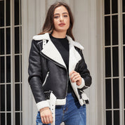 Faux Suede Winter Jacket Jackets
