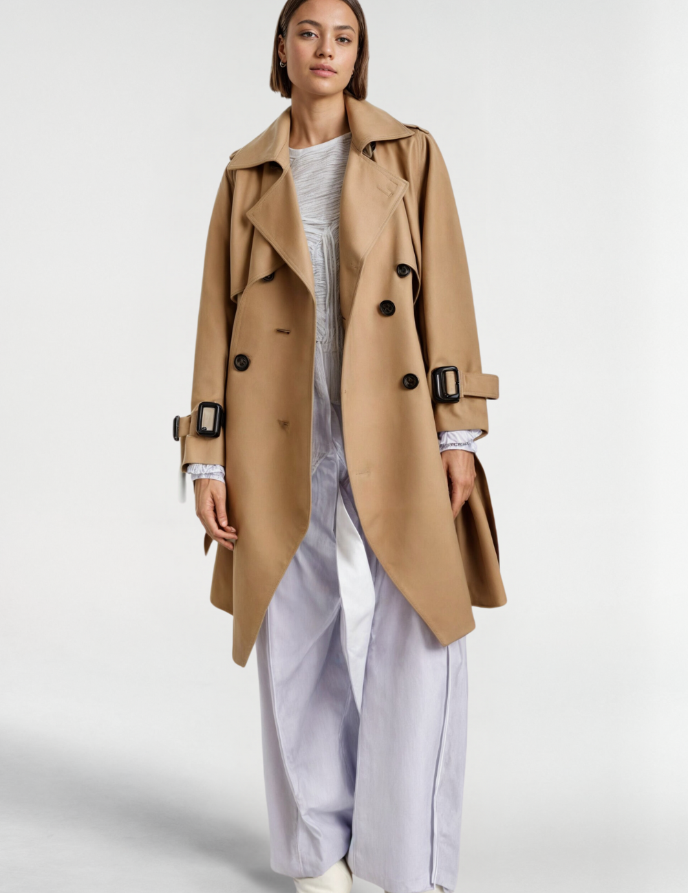 Beatrice Classic Trench Taupe