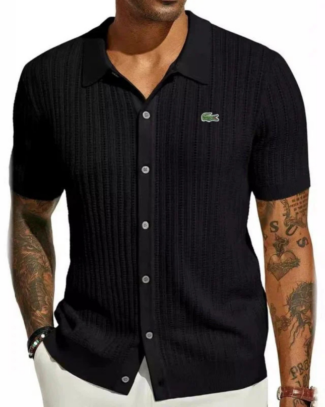 Men's Classic Fit Tailored Shirt Black Shirts