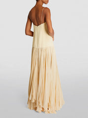Strappy Drop Waist Irregular Dress Dresses