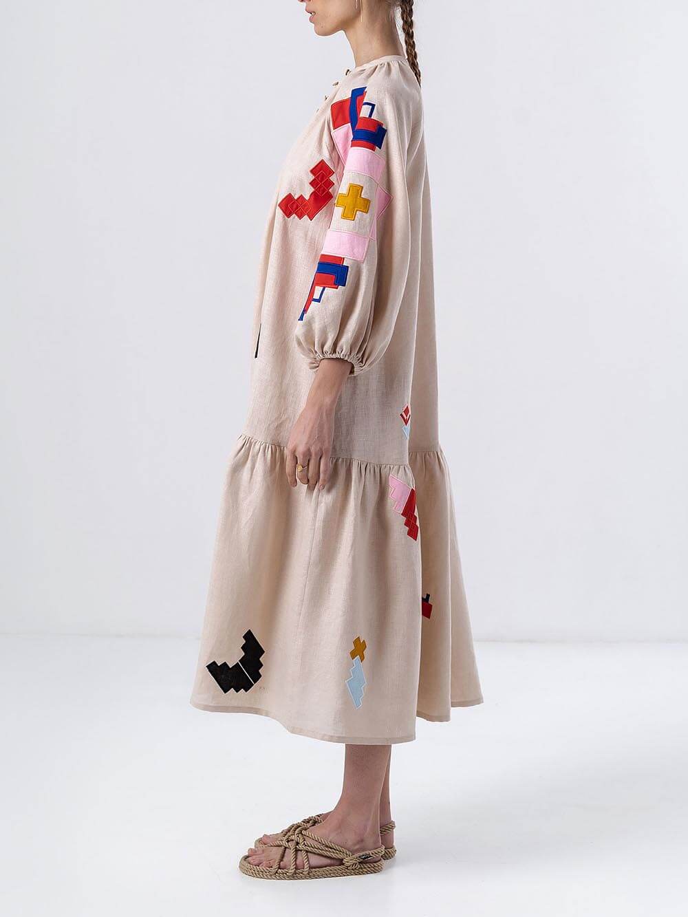 Unique Ethnic Printed Lightweight Maxi Dress Dresses