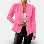 Rayna | Elegant Tailored Cardigan Blushing Pink
