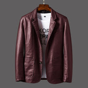 Classic Leather Jacket Red Leather Jacket