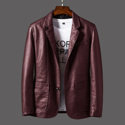 Classic Leather Jacket Red Leather Jacket